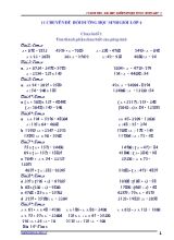 11 Chuyên đề bồi dưỡng học sinh giỏi môn Toán Lớp 4